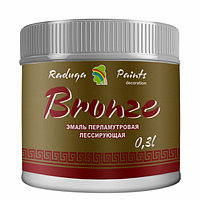 ЭМАЛЬ BRONZE ДЕКОРАТИВНАЯ РАДУГА-117 ПЕРЛАМУТРОВАЯ ЛЕССИРУЮЩАЯ 0,3Л