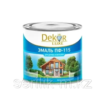 ЭМАЛЬ ПФ -115 DEKOR СЕРАЯ 2,6КГ