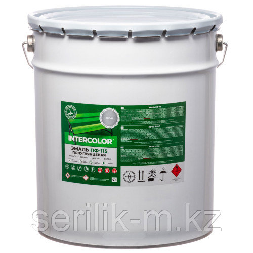 ЭМАЛЬ ПФ -115 INTERCOLOR БЕЛАЯ 20 КГ