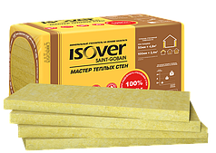 МИНПЛИТА ISOVER МАСТЕР ТЕПЛЫХ СТЕН 50/600*1000 4,8 М2
