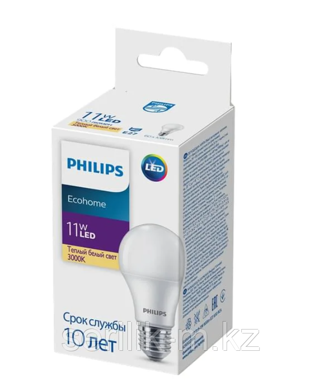 ЛАМПА ECOHOME LED BULB 11W 900LM E27 83