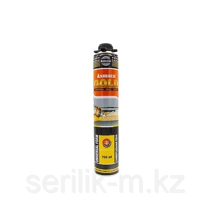 МОНТАЖНАЯ ПЕНА ASMACO GOLD ПРОФ 750 МЛ, фото 1