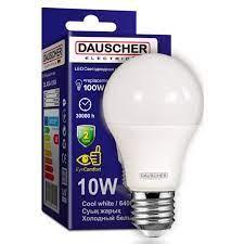 ЛАМПА LED A60 10W E27 6400K (DAUSCHER)