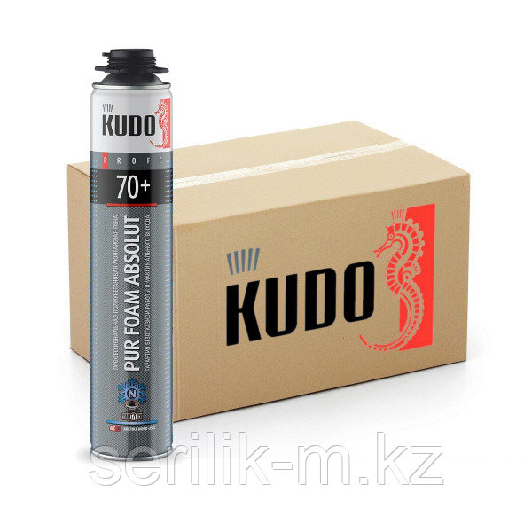 ПРОФЕССИОНАЛЬНАЯ МОНТАЖНАЯ ПЕНА KUDO "PUR FOAM ABSOLUT 70+ ARKTIKA", МОРОЗОСТОЙКАЯ ДО -25С, ВЫХОД ДО