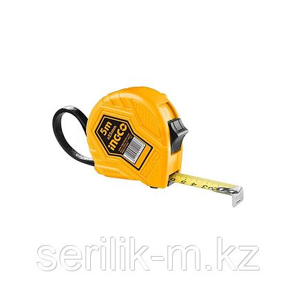 РУЛЕТКА ИЗМЕРИТЕЛЬНАЯ 5М*25ММ INGCO UNIQUE DESIGN УДАРОПРОЧНЫЙ, фото 1