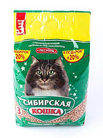 Супервпитывающий наполнитель Сибирская кошка, Лесной, 3л