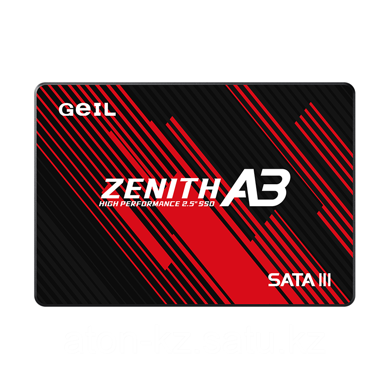 Твердотельный накопитель 500GB SSD GEIL A3AC16D500A ZENITH А3 2.5” SATA R500 W450MB/s GZ25A3-500G