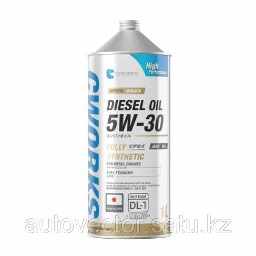Моторное масло CWORKS SUPERIA DIESEL OIL 5W-30 DL-1 1L - фото 1 - id-p116001675