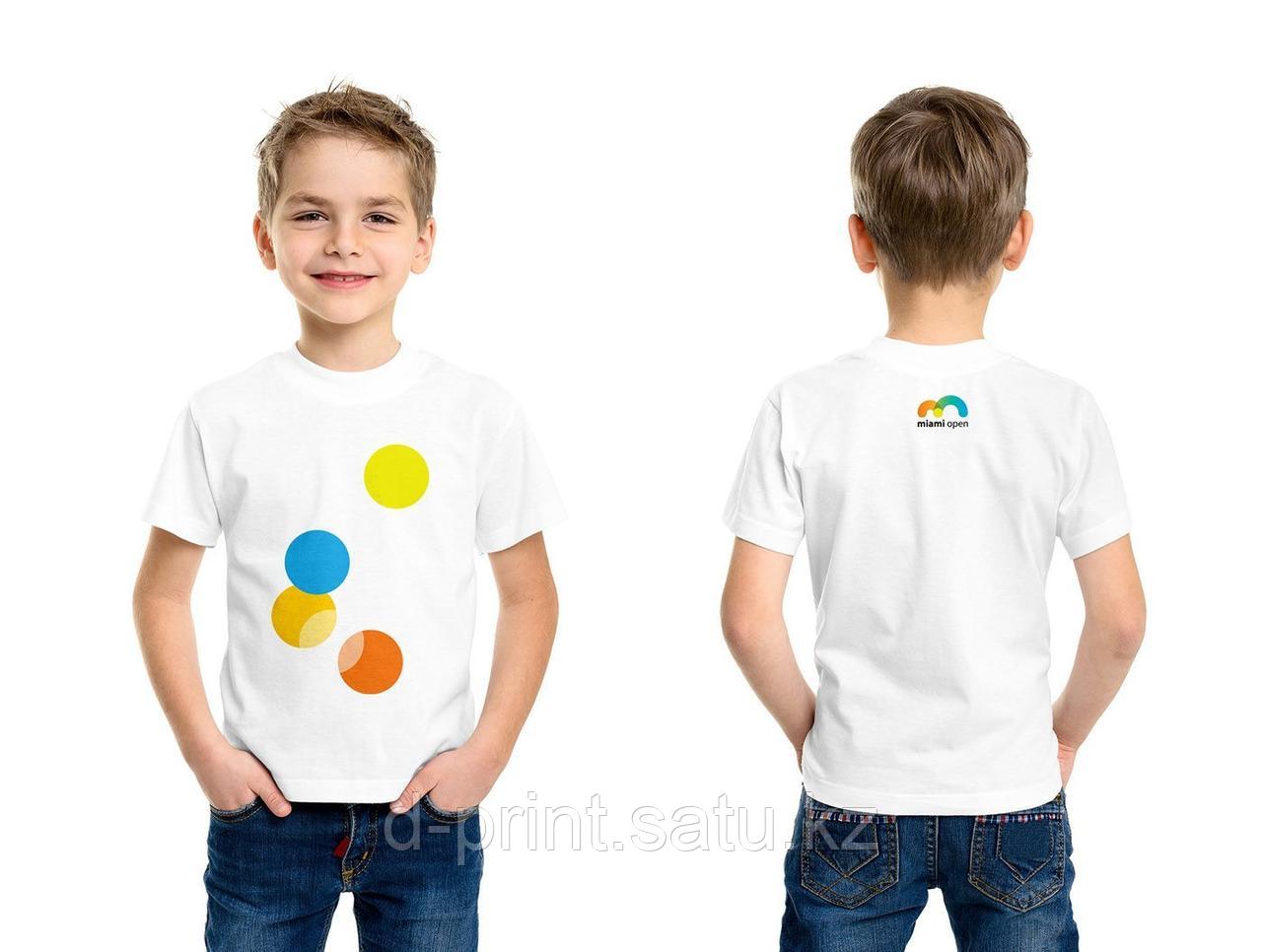 Детские футболки с логотипом - фото 3 - id-p116001801