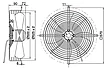 Вентилятор осевой MaEr Micro-motor YDWF102L70P4-500PA, 8600 м3/час, фото 2