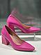 Красивые женские туфли "Paoletti" натуральная кожа розового цвета - фото 2 - id-p116002381