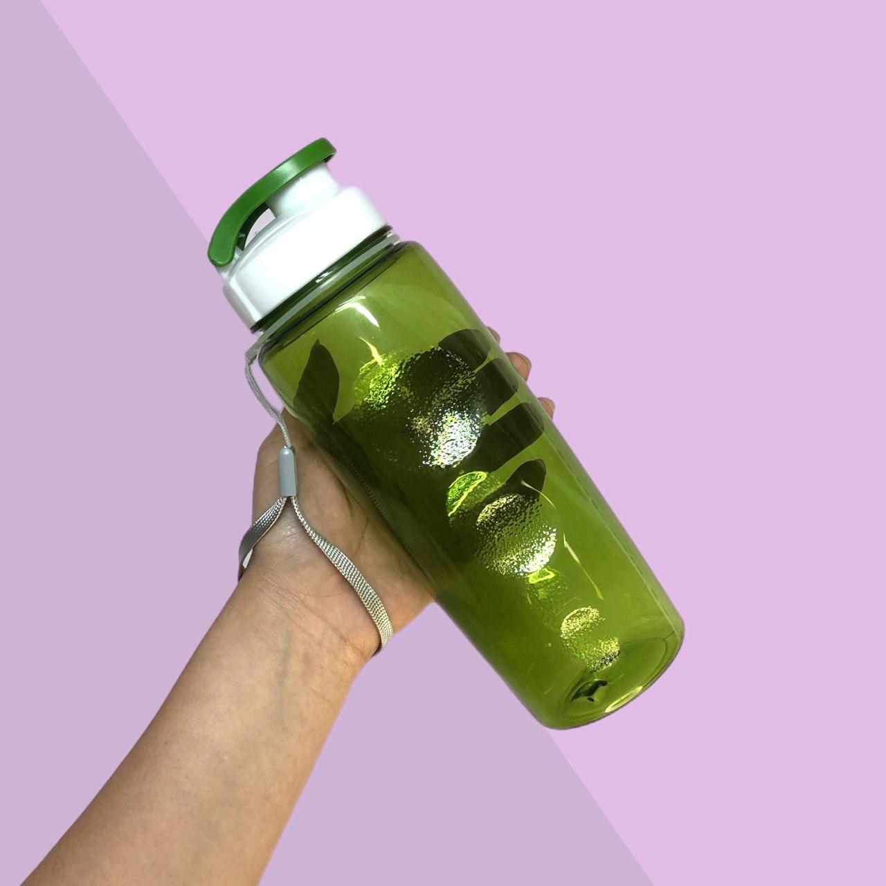 Бутылка для воды большая 800 мл зеленая, фото 1