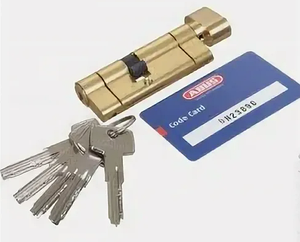 Цилиндр Abus D10 60х40Т ключ/вертушка