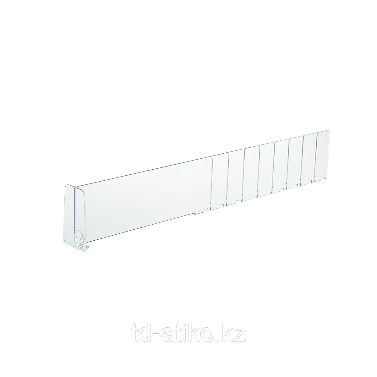 Разделитель лластиковый высотой 60мм с передним ограничителем 60 мм,DIV6O-ВT60, длина 01 85-0з85