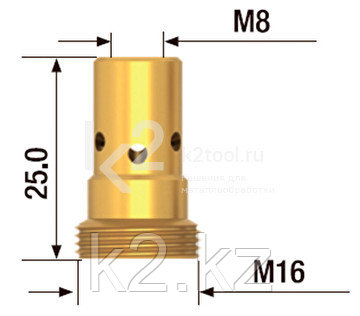 Сварочная горелка Fubag FB 500, 4 м - фото 7 - id-p116002786