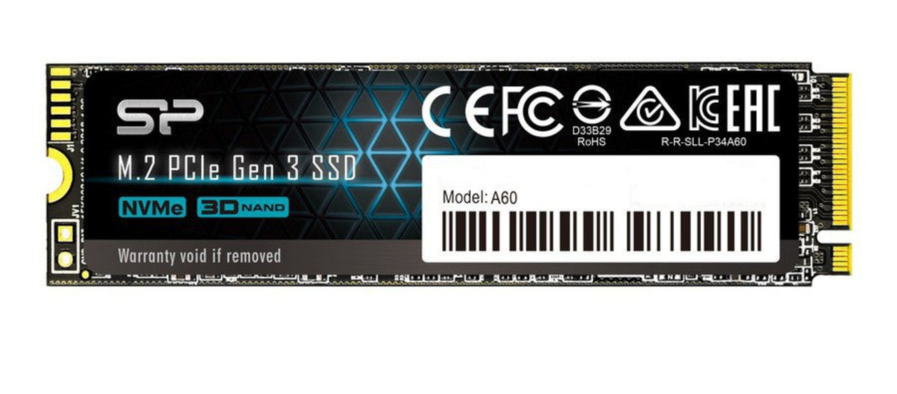 256 ГБ SSD диск Silicon Power P34A60 (SP256GBP34A60M28) черный - фото 2 - id-p113826452