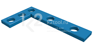 Угол плоский горизонтальный PRO 275×150