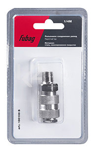 Разъемное соединение Fubag рапид (муфта) 1/4"M в блистере