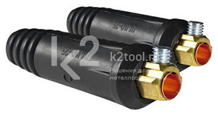 Разъем кабельный Fubag папа DX 10-25, 2 шт