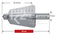 Коническое сверло Ø 26-40 мм, HSS-XE, Karnasch, арт. 21.3018