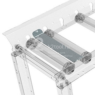 Пластина металлическая между роликами ZA