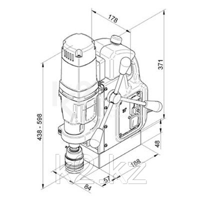 Магнитный сверлильный станок BDS MAB-455 - фото 6 - id-p116008299