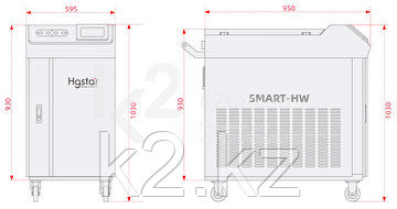 Аппарат ручной лазерной сварки HGTECH SMART HW-1500 - фото 8 - id-p116009250