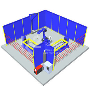 Роботизированный сварочный комплекс CRP-SWC-14(20)-2-WB1K