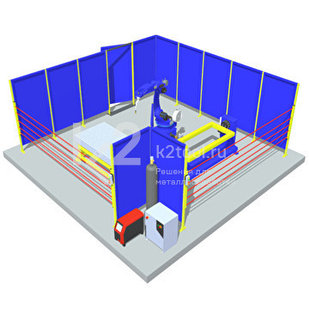 Роботизированный сварочный комплекс CRP-SWC-14(20)-WT-WB1K