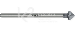 Коническая зенковка из быстрорежущей стали XE с длинным хвостовиком, Karnasch артикул 20.1725