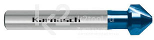 Зенковка коническая для обработки отверстий из карбида вольфрама с покрытием BLUE-TEC, Karnasch артикул