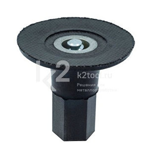 Опорная тарелка тип S, 75 мм, прямое крепление M14, Karnasch, арт. 12.5110