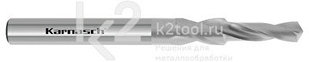 Короткие ступенчатые сверла для отверстий под резьбу, с зенкованием 90°, HSS-XE, Karnasch, арт. 40.1060