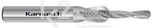Короткие ступенчатые свёрла для сквозных отверстий, 90° (под винты с потайной головкой), HSS-XE, Karnasch,