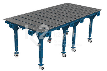 Модульный сварочный стол GPPH двойной 3200x1500 мм - фото 1 - id-p116004636