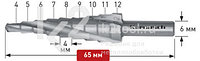 Ступенчатое сверло Ø 4-12 мм, HSS-XE, Karnasch, арт. 21.3004