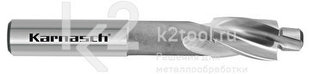 Цековки с постоянной цапфой для сквозных отверстий средней точности, 180°, HSS-XE, Karnasch, арт. 20.1792