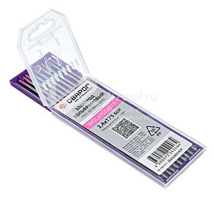 Вольфрамовые электроды Сварог WGLa 15 2,4×175 мм