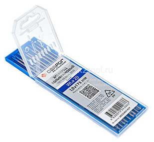 Вольфрамовые электроды Сварог WLa 20 1×175 мм