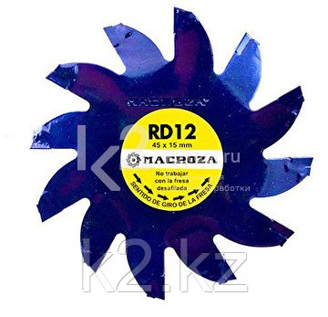 Фреза для штроборезов Macroza RD12 15х45 мм