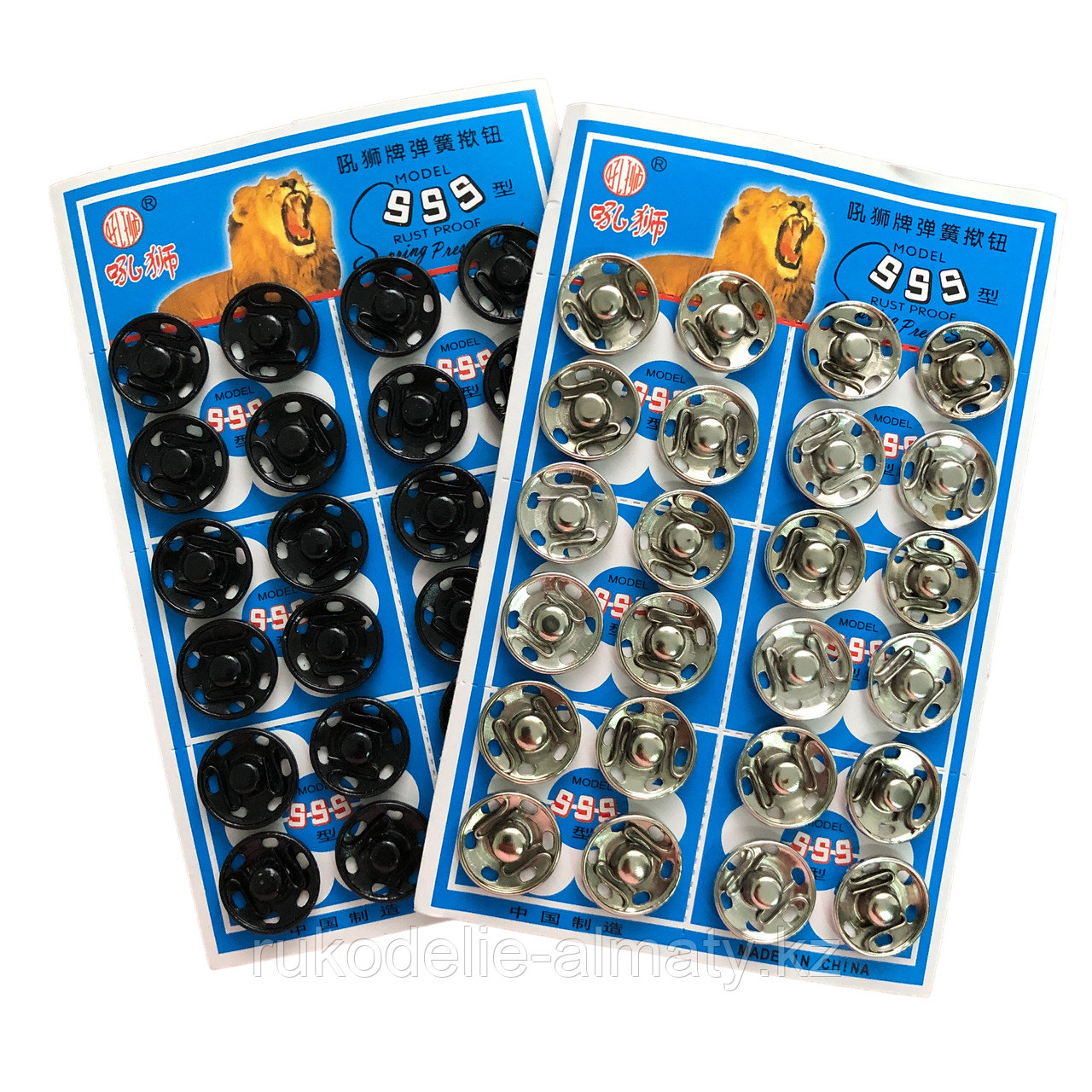 Кнопки металлические пришивные на блистере , 16 мм - фото 9 - id-p116011238