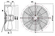 Вентилятор осевой MaEr Micro-motor YSWF102L70P4-630, 12000 м3/час, фото 3