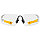 89191 Очки защитные открытые, поликарбонатные, прозрачная линза, 2х комп.дужки// Denzel, фото 4
