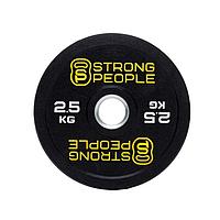 Диск бамперный StrongPeople черный (2.5 кг)