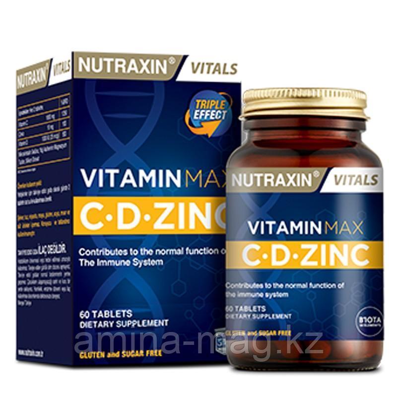 Мультивитамины Nutraxin Vitamin C + D + Zinc