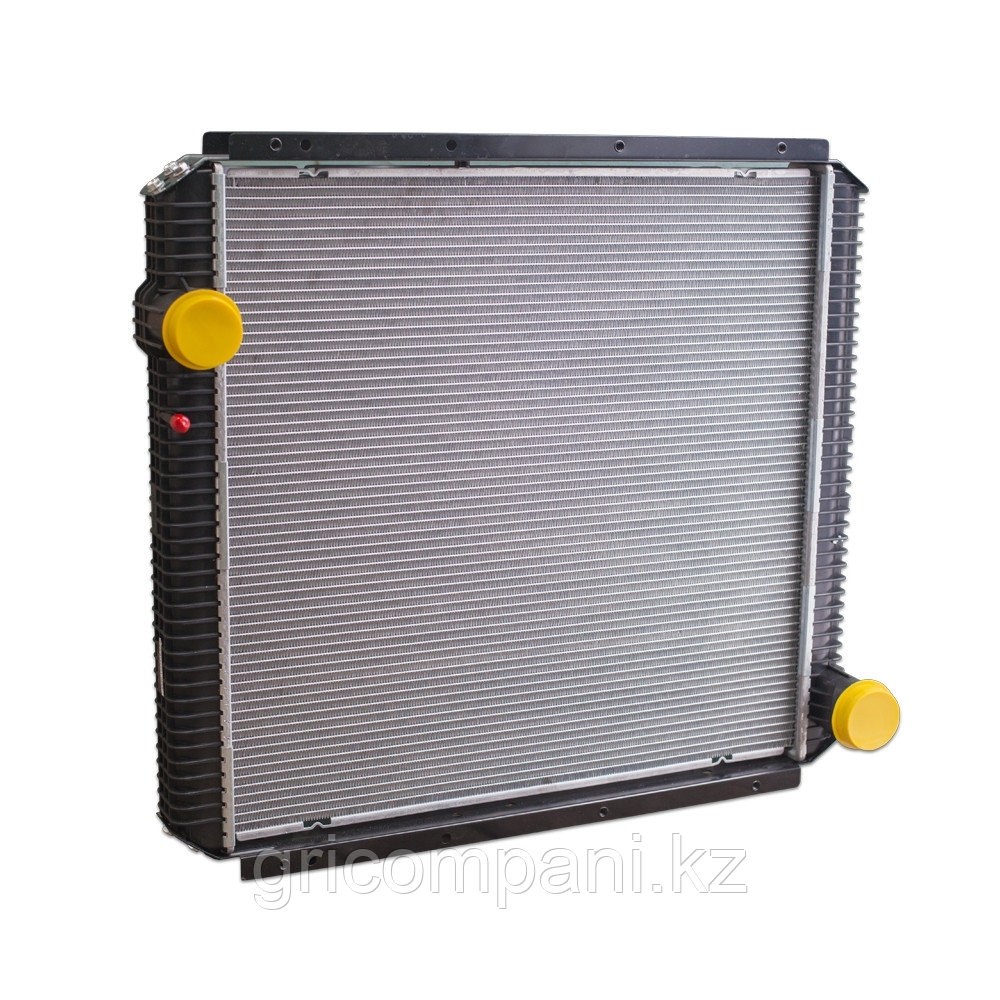 Радиатор охлаждения, Радиатор охлаждения КАМАЗ алюминиевый, 2-х рядный с пластиковыми бачками ПЕКАР - фото 1 - id-p116016486