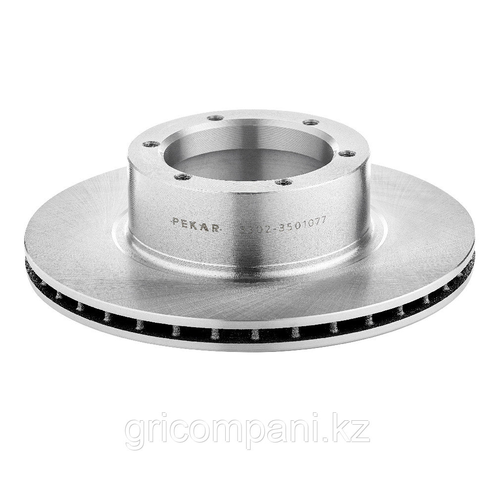 Тормозной диск, Тормозной диск вентилируемый ГАЗ 3302, 2705, 3221 (ступичный диаметр 104 мм) Пекар - фото 1 - id-p116016575