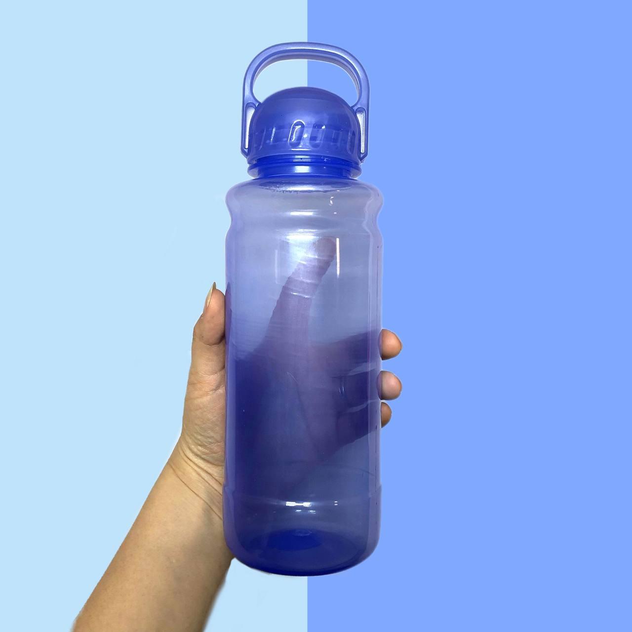 Бутылочка для воды с ручкой фиолетовая 850 мл