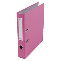 Папка-регистратор, А4, 50 мм, бумвинил/бумага, розовый.