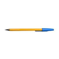 Ручка шариковая DOLCE COSTO желтый корпус, мет.наконечник, синяя, 1 мм